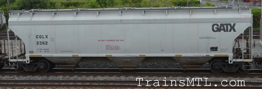 Car/wagon CGLX2362 left side / coté gauche